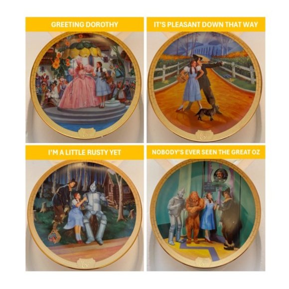 Wizard of Oz The Road To Oz Collector's Plate#1: Greeting Dorothy - Picture 1 of 5